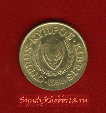 10 центов 1994 года Кипр